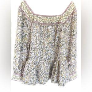 🌸🌟NWT American Eagle lavender/blush floral boho top size XL
